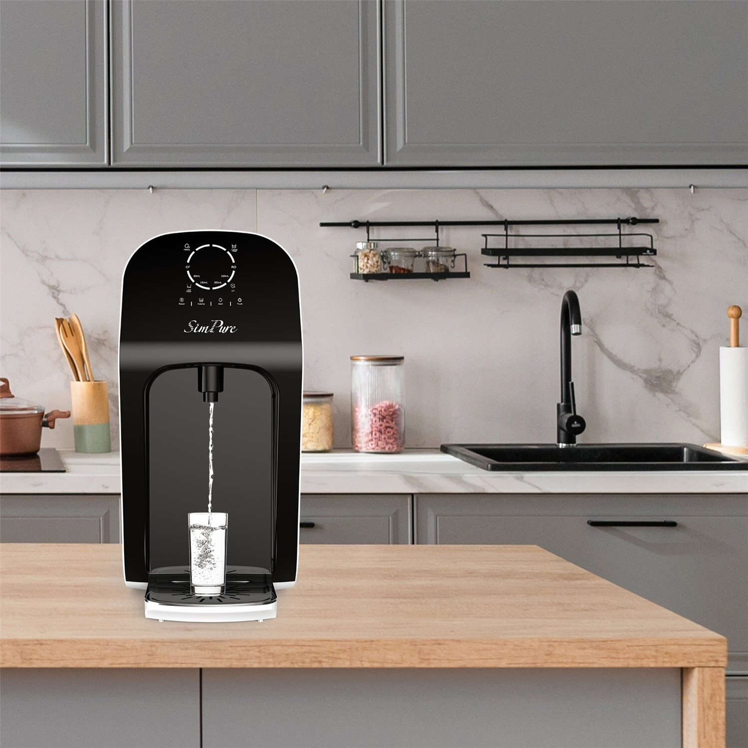 WP1 UV RO Countertop Reverse Osmosis Water Filtration Syestem Water Dispenser