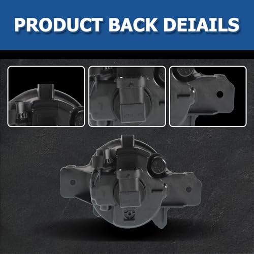 Fog Lights Assembly Replacement for Sentra 2016-2019 with Bulbs Harness