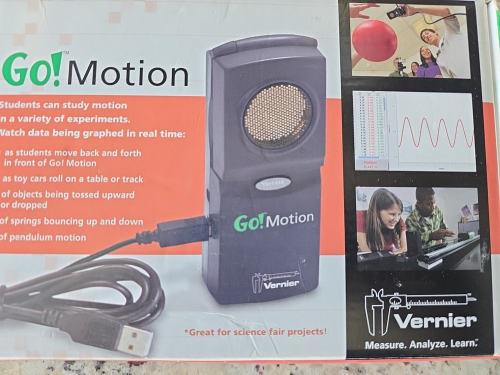 Vernier Go!Motion Vernier Sensor. Velocity & Acceleration data- USB