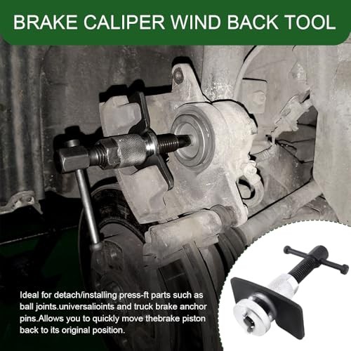 Car Brake Piston Wind Back Tool, Brake Caliper Compression Tool, Automotive