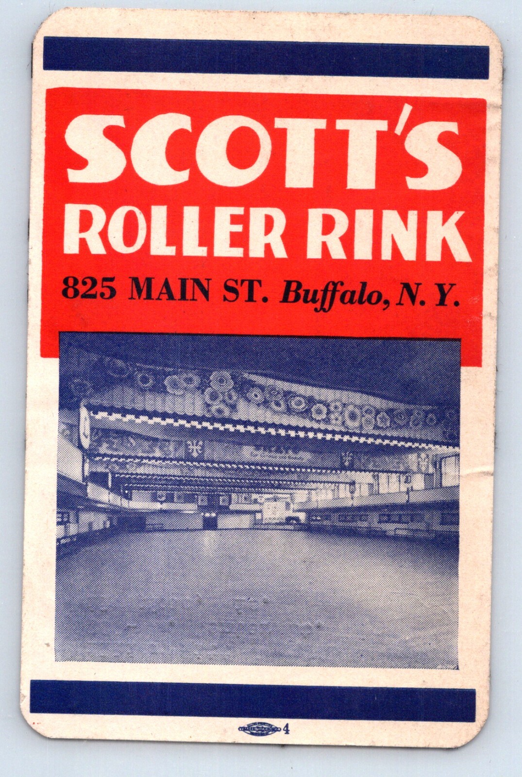 1950s Scott's Roller Skating Rink 825 Main Street Downtown Buffalo New York #2