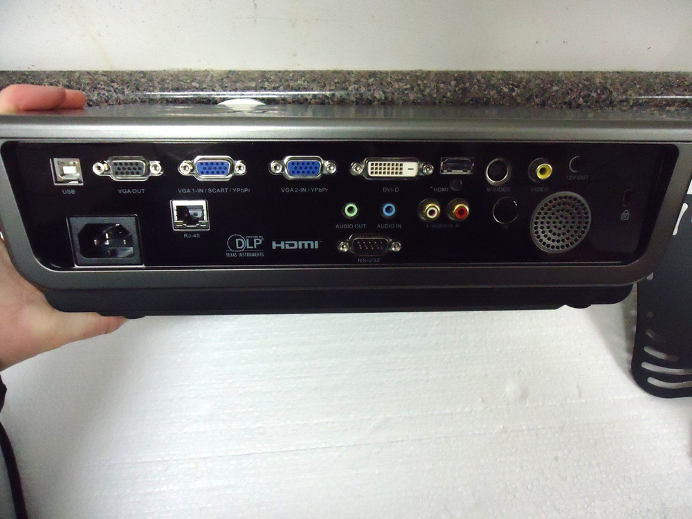 Optoma Projector Model TX779P-3D w/Remote/Guide/Case & Ceiling Mount! F/S!