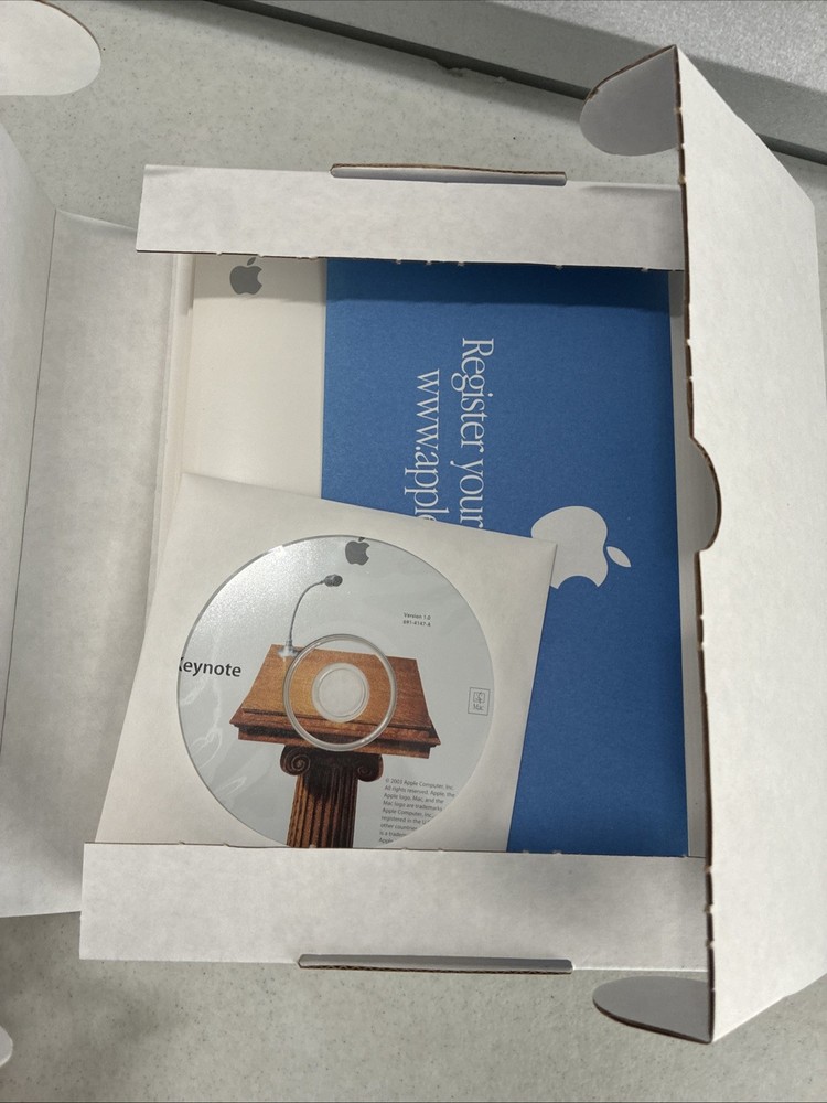 Apple Presentation Software Keynote 2003 Mac M8820Z/A