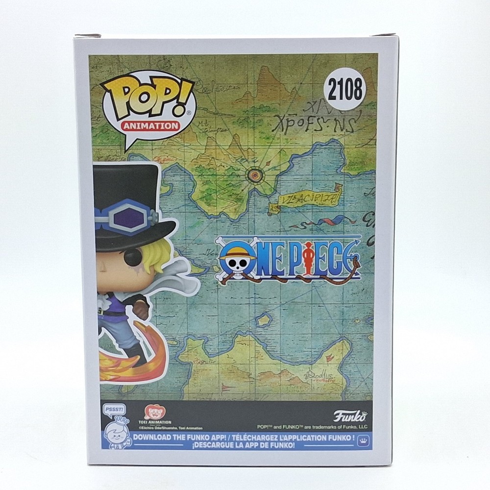 Funko Pop! One Piece Sabo (Attacking with Pipe) #2108 Anime OP Animation Vinyl