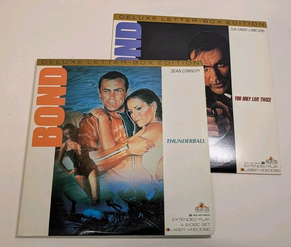 James Bond Laserdisc - Thunderball, You Only Live Twice