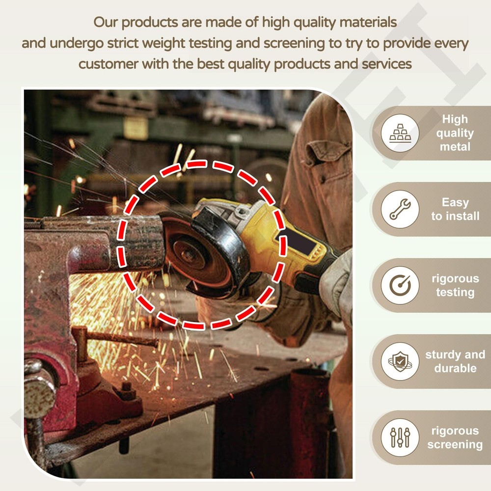 Angle Grinder Flanged Hex Nut Set for DeWalt DCG413, DCG414 Models - 2 Pcs