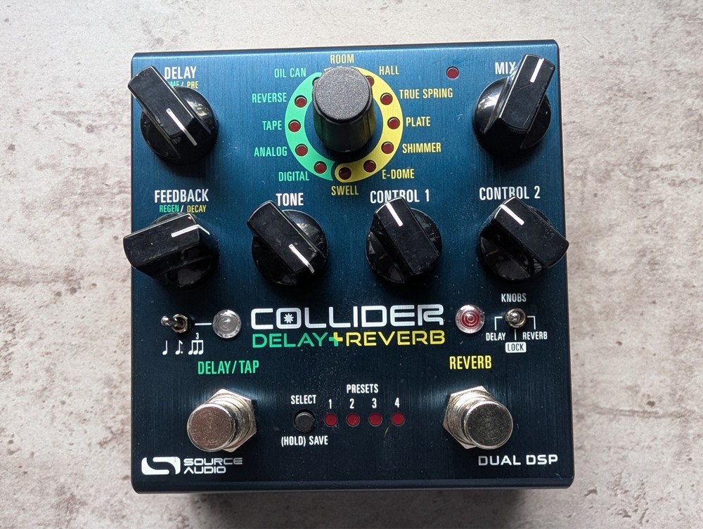 Source Audio Collider Stereo Delay+Reverb Pedal - SA263