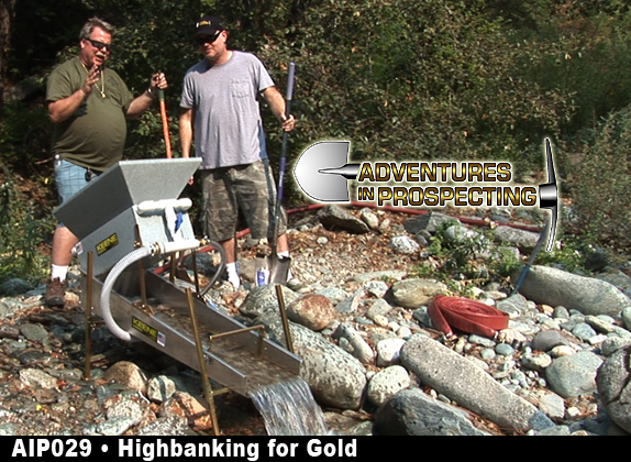 HIGHBANKING FOR GOLD DVD instructional high banker mining methods