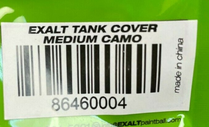 NEW Exalt Tank Cover - Medium - Camo