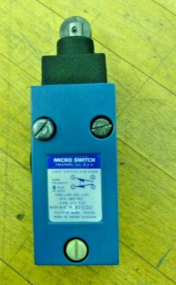 HONEYWELL MICRO SWITCH 9215ZSI,MICRO SWITCH