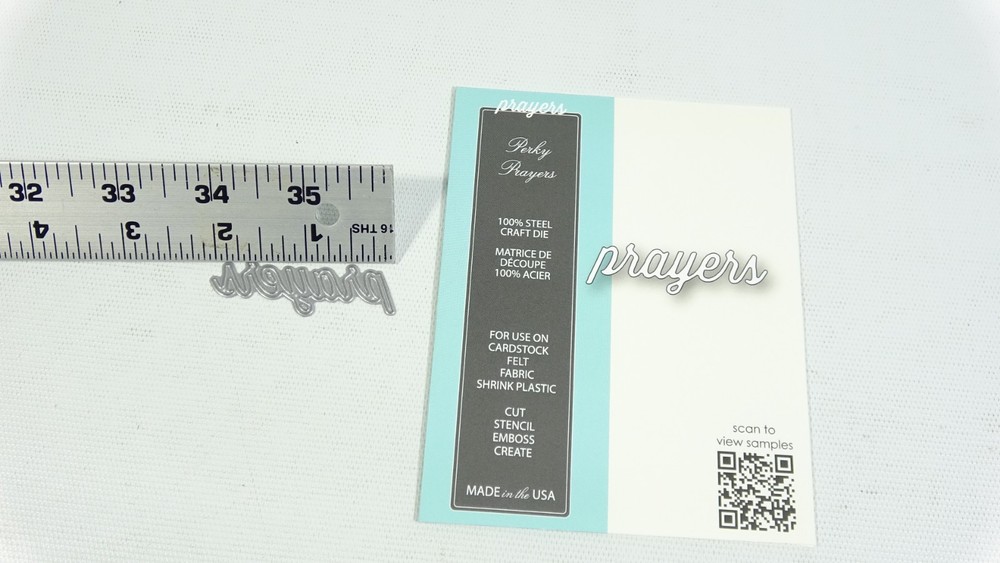 2017 Memory Box Craft Steel Die Perky Prayers 99759