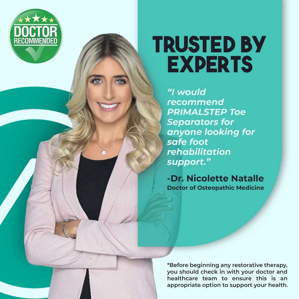 VYCE Primalstep Toe Separators - over 50% Thicker and More Durable than ALL Othe