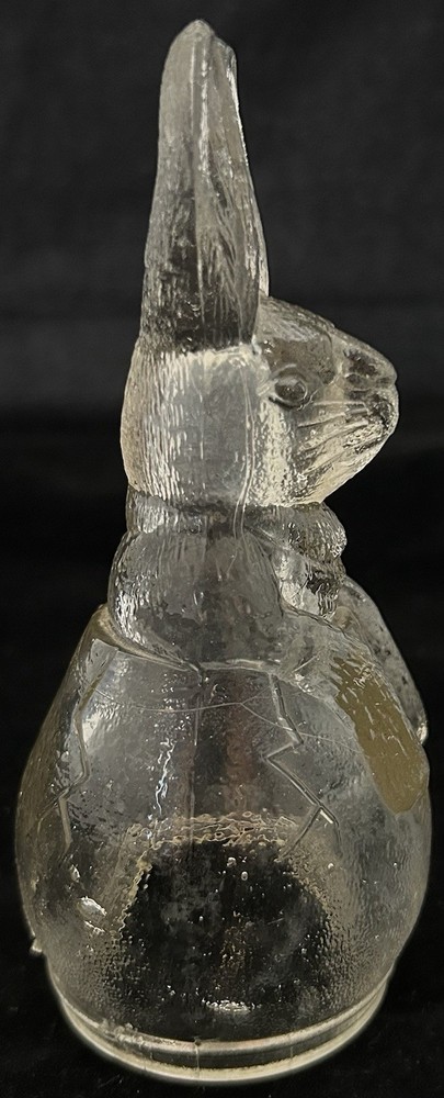 Bunny Candy Container Victory Glass Co. NO CAP