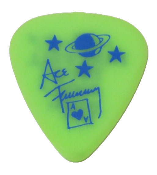 KISS ACE FREHLEY FAREWELL TOUR 2000-01 GUITAR PICK - FUKUOKA, JAPAN 3/16/2001