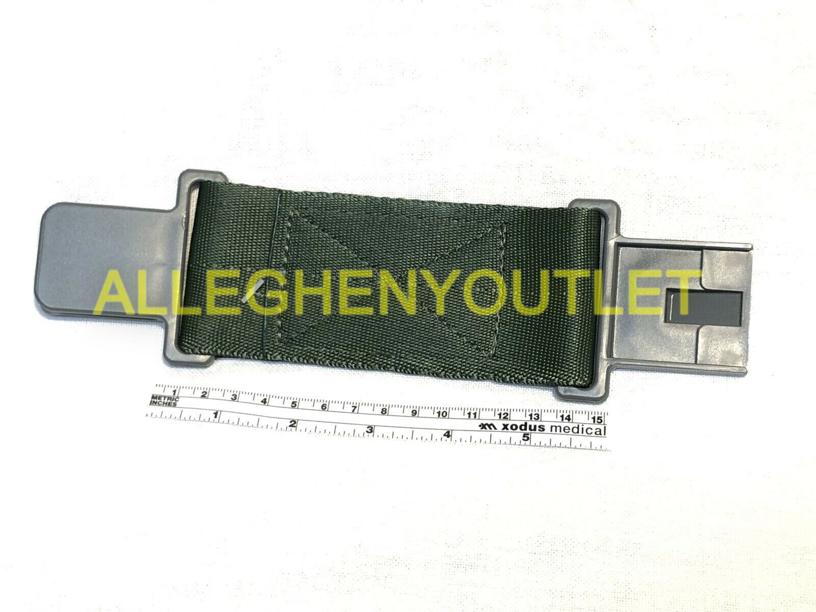 NOS US MILITARY LBE LCE ALICE WEB PISTOL BELT EXTENDER 6" EXTENSION GRAY CLIP