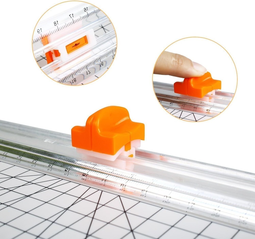 A4 Paper Cutter Replacement Blades 5 Pack Efficient Cutting Spring Loaded Safety