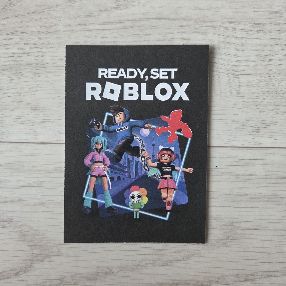 Roblox virtual code | Ready Set Roblox Black Wings | Roblox 2025 Korea Pop-up