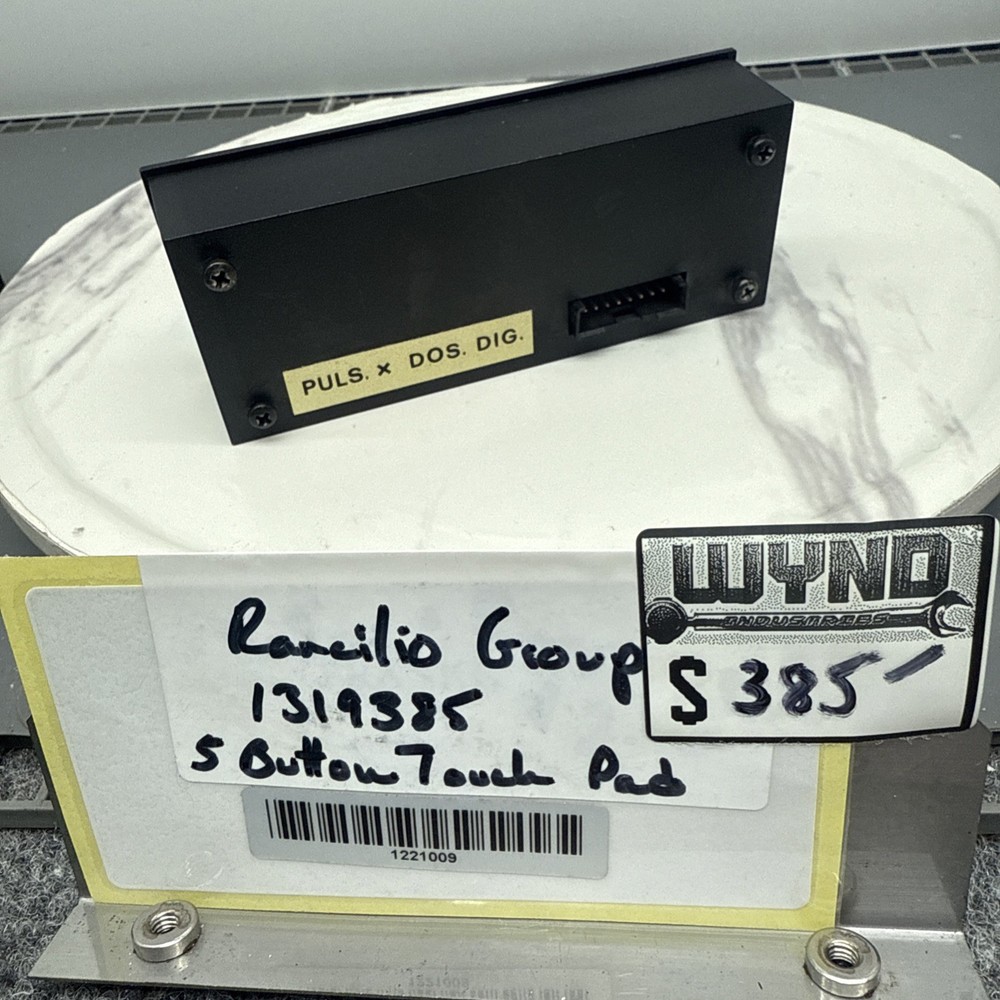 (NEW) Rancilio 5 Button Touch Pad Part # 1319385