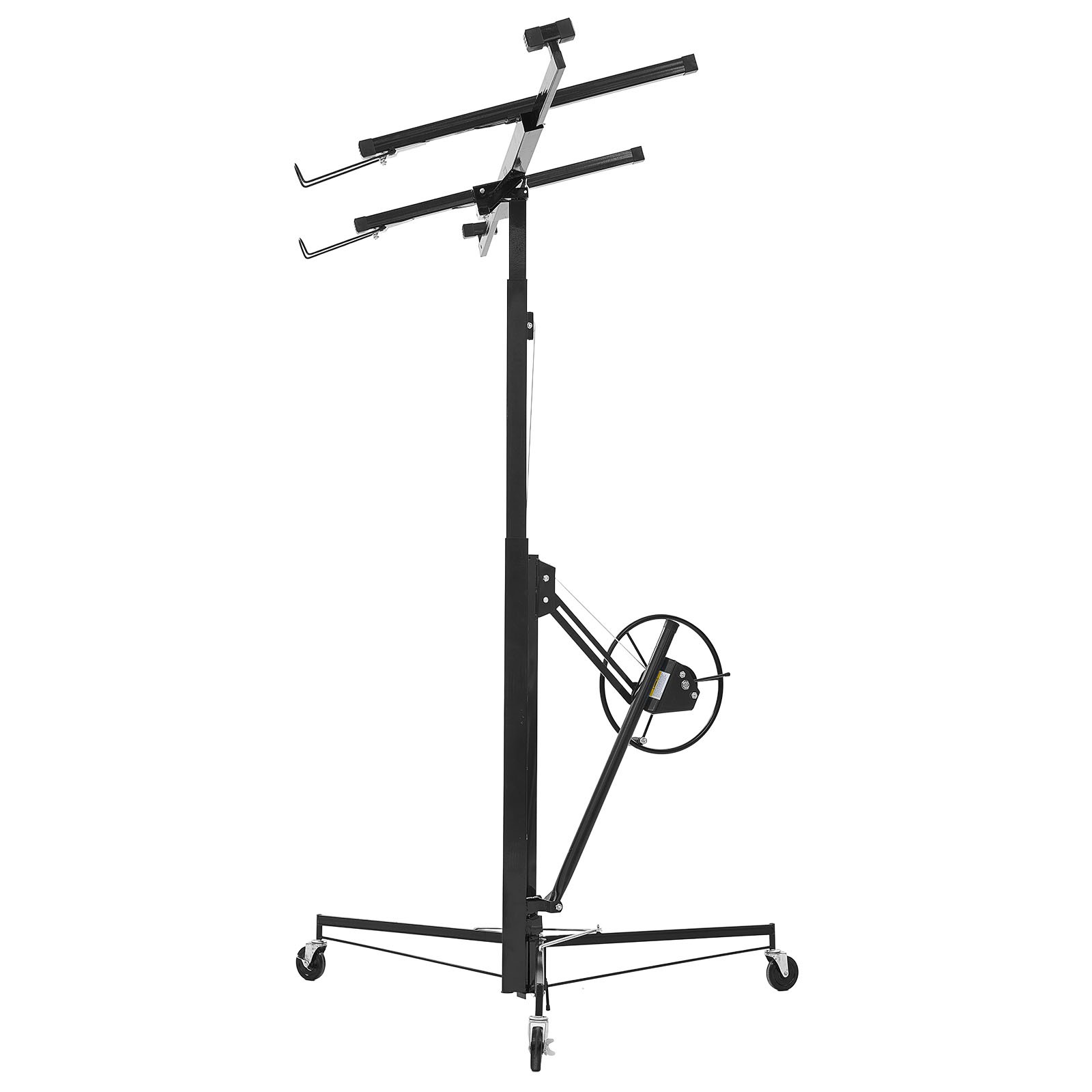 Uimoso 16Ft Drywall Lifter Sheetrock Hoist Lift Adjustable arm & Lockable Wheels