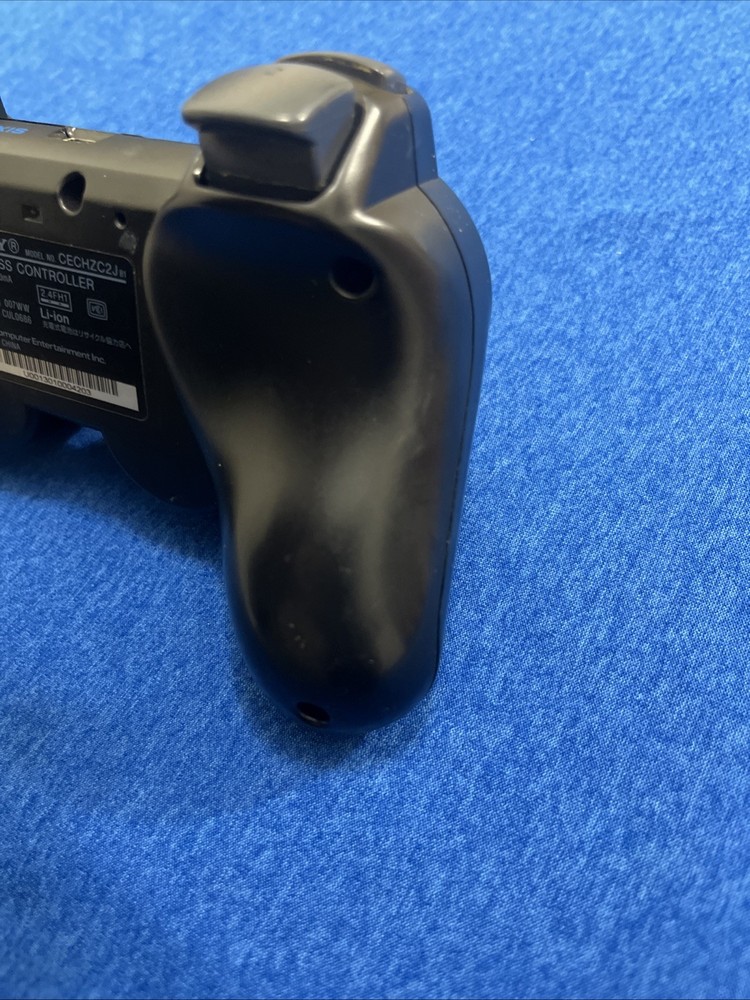 Sony PS3 DualShock 3 Wireless Controller Black OEM Great Condition Tested