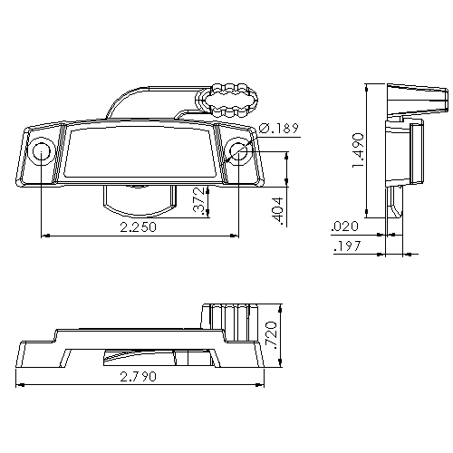 Universal Window Sash Lock, Sweep Latch, WHITE -3193WHITE