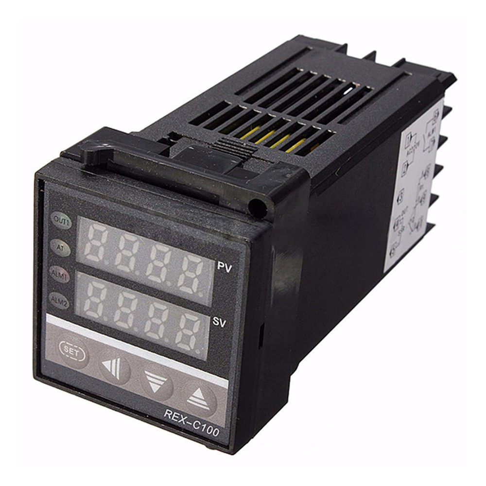 Digital 110-240V PID REX-C100 Temperature Controller + max.40A SSR W1L3 USA EOB