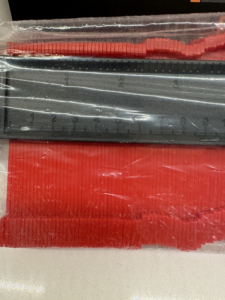 DIY PRO GAUGE Profile Measuring Tool Shape Plastic Ruler 10 Inch