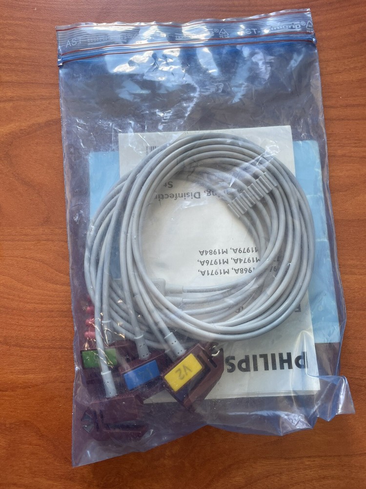 Philips M1976A 5 Lead wire ECG Cable