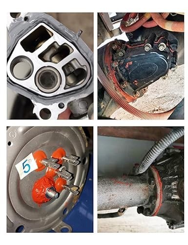 2 Packs of Grey High Temperature Gasket Maker RTV Silicone 3.0fl oz.(85g)