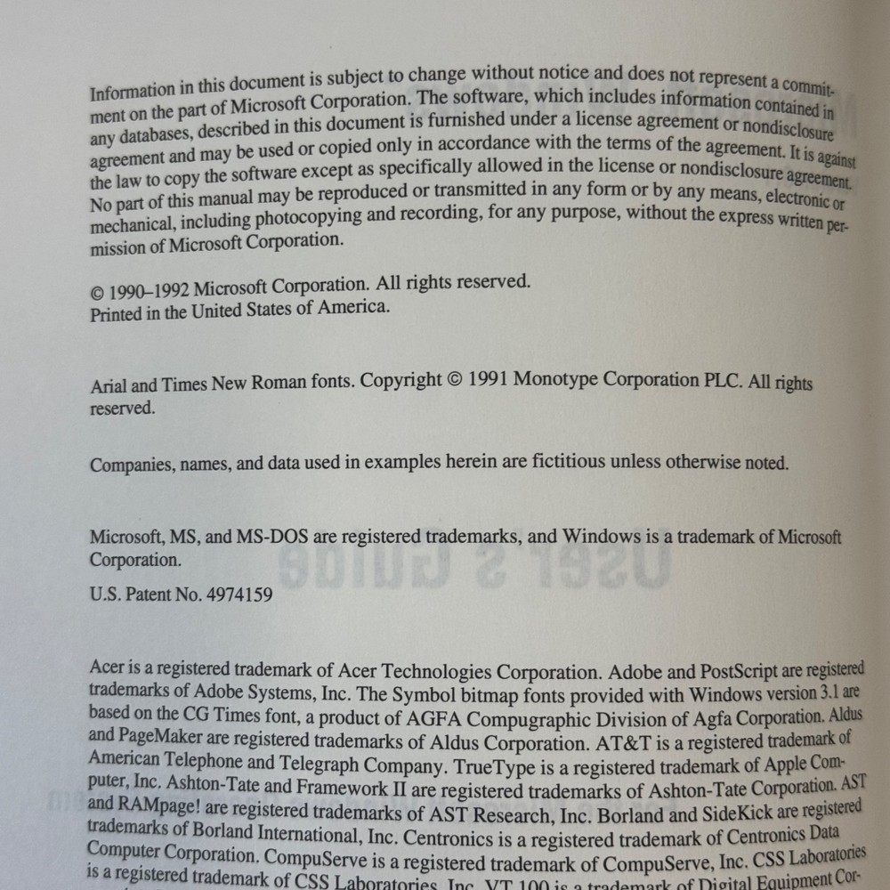Vintage - Gateway 2000 Edition Microsoft Windows 3.1 Users Guide