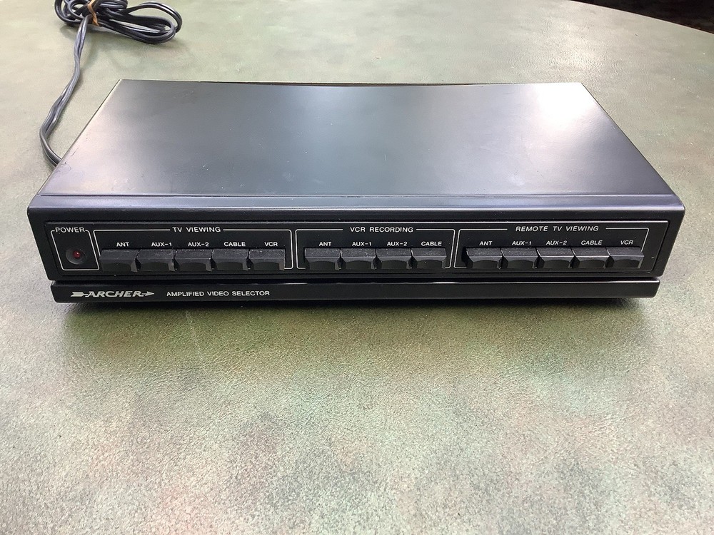 Archer Amplified Video Selector Radio Shack
