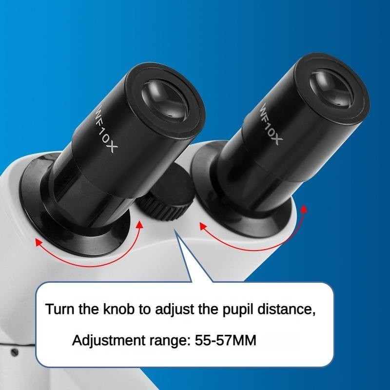 Professional binocular video LCD display digital microscope with electronic eyep