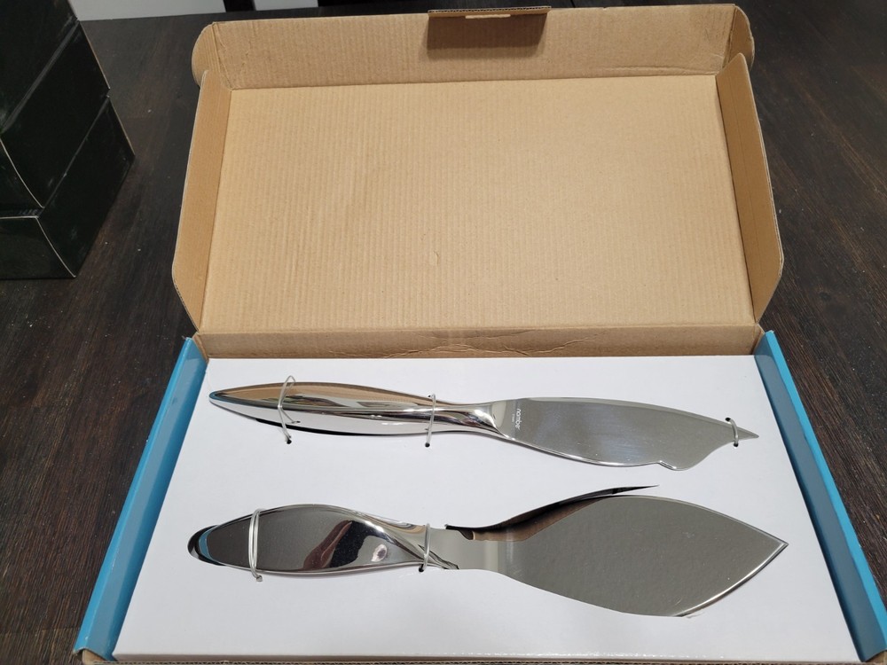 Nambe Arrondi Cake Knife And Server