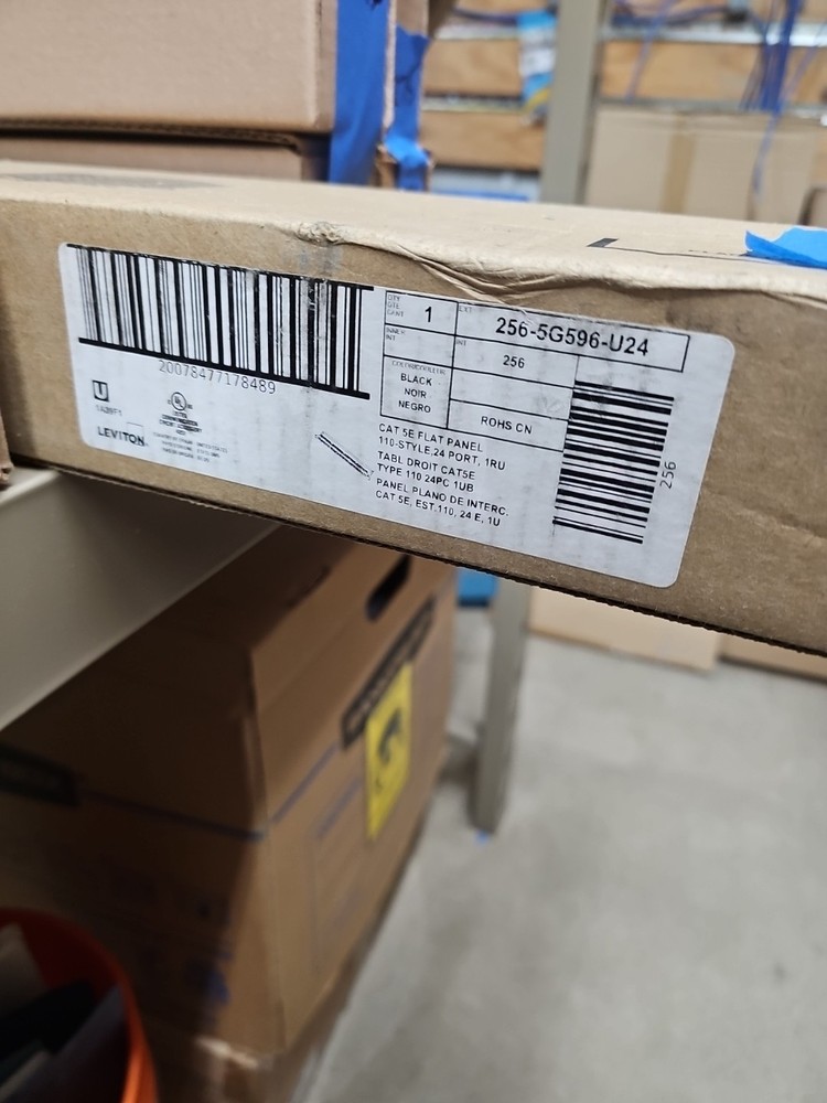 Leviton - 5G596-U24 Cat 5e Universal Patch Panel, 24-port, 1RU #277