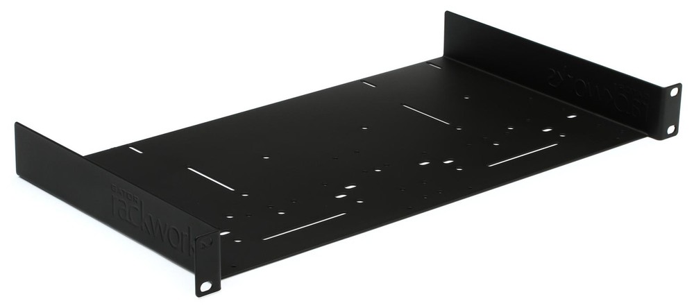 Gator GRW-SHELF1UNI 1U Universal Rack Shelf (2-pack) Bundle