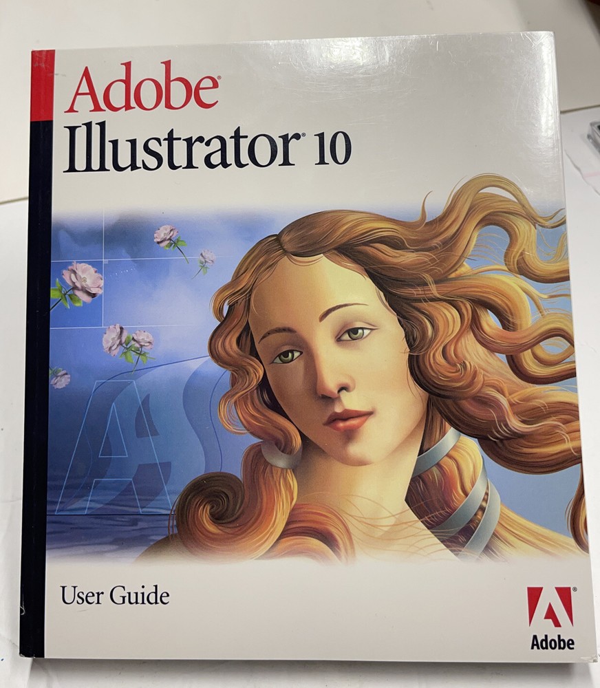 Vintage Adobe Illustrator 10 User Guide Book Only