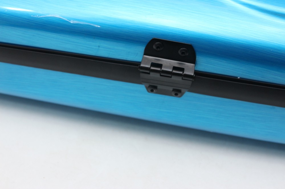 Hard Shell Violin Case 4/4 Full Size Violin Box Blue Violin Case with Straps bow