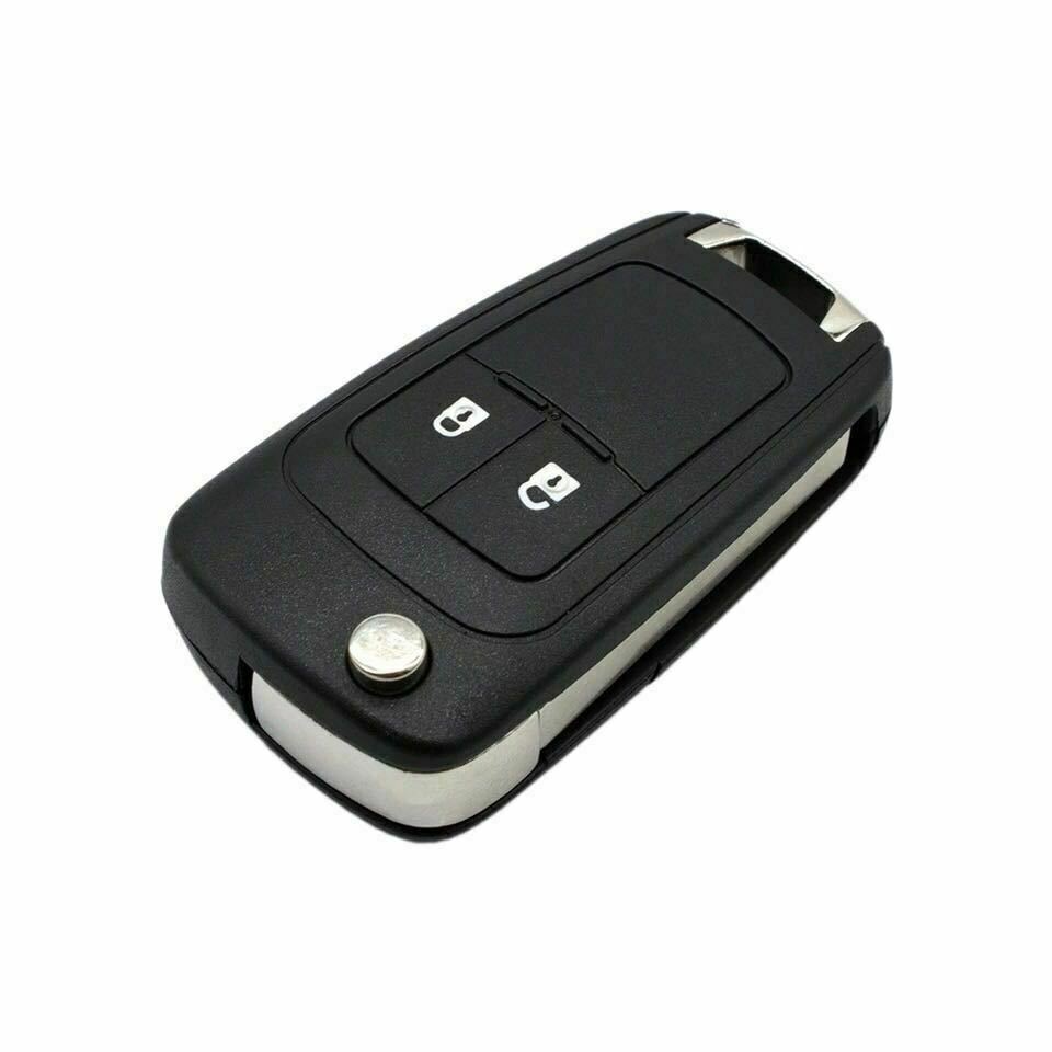 key shell cover remote control compatible for chevrolet cruze aveo 2 buttons