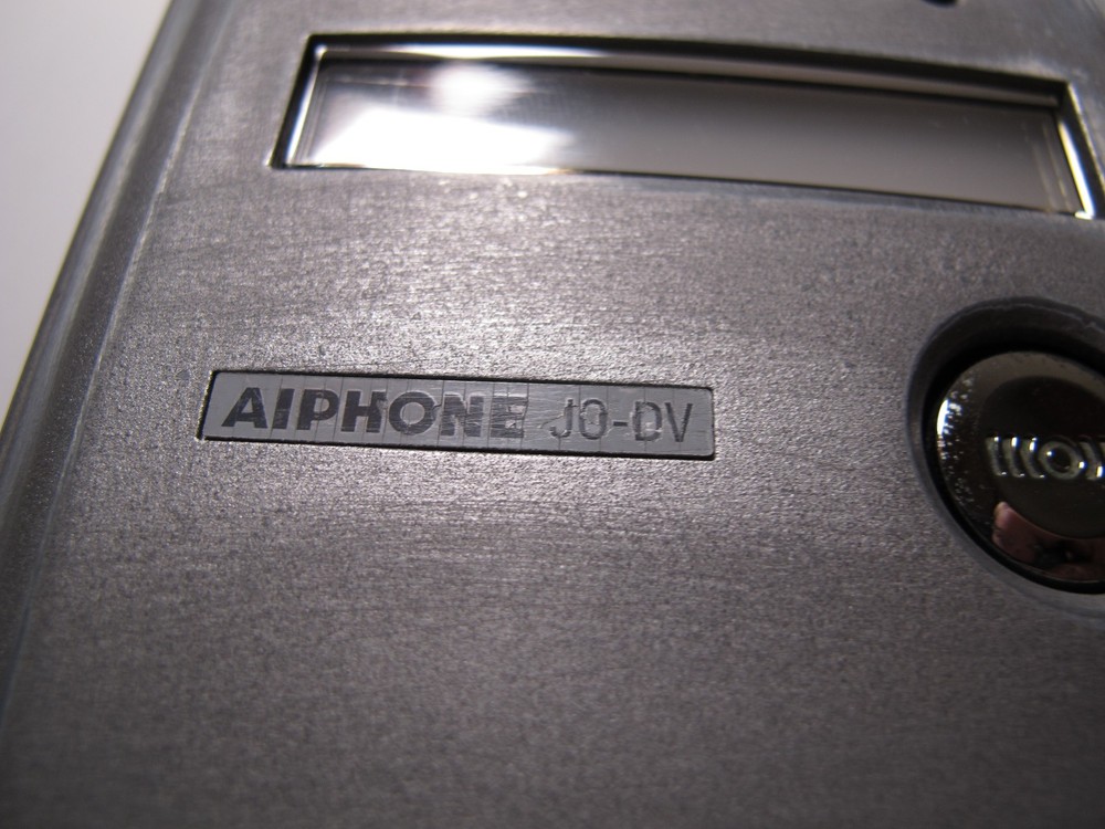 Working Tested AiPhone JO-1MD Intercom & JO-DV Doorbell Camera JO Series