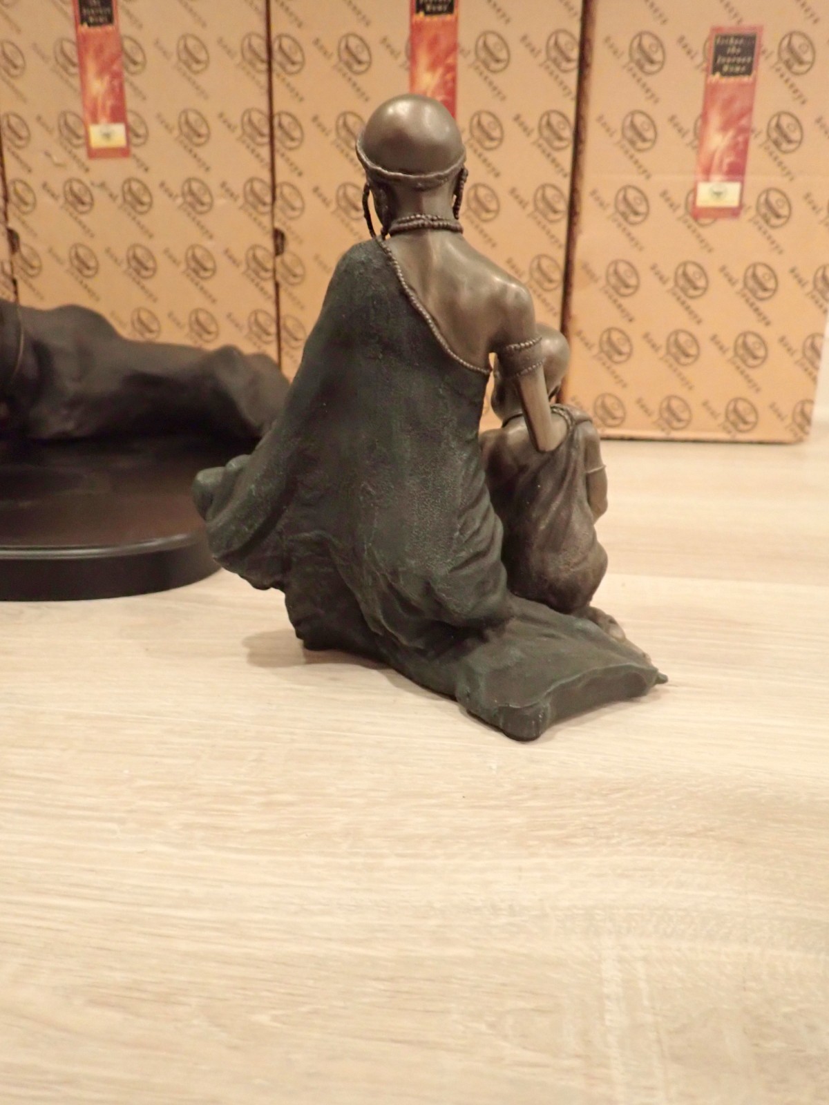 MIB AFRICAN AMERICAN SCULPTURE Soul Journeys - Maasai Sculpture; The Gift # 877