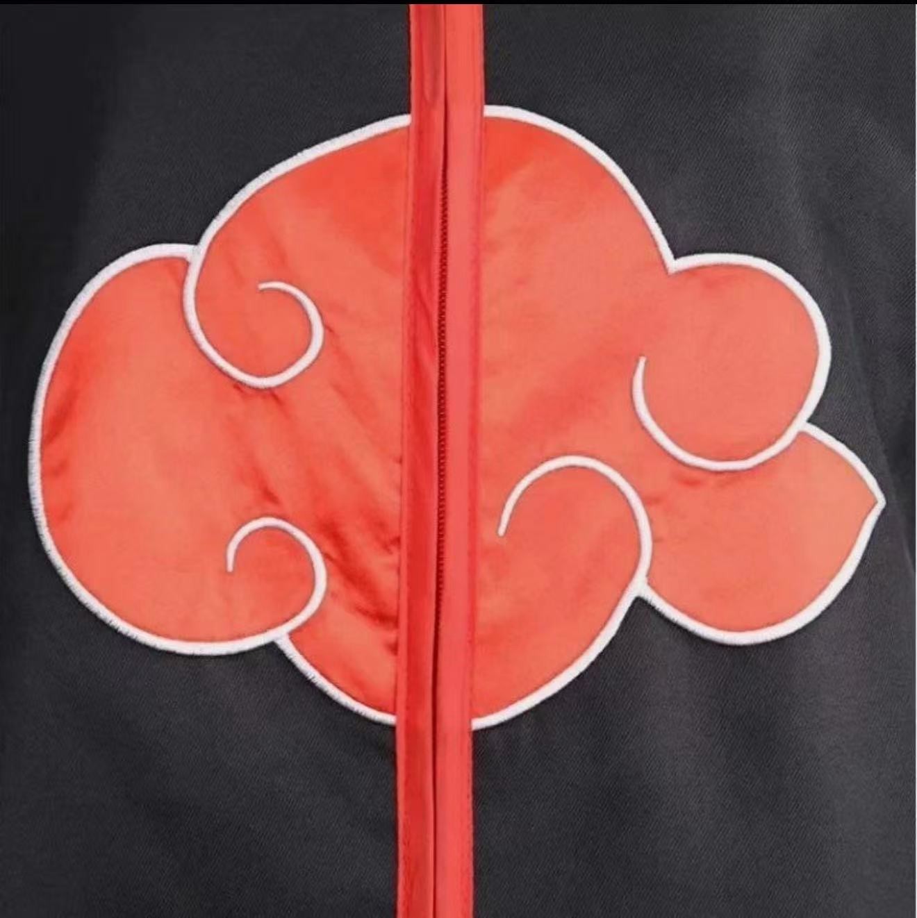 Naruto Akatsuki Cloak Set with Headband Necklace and Ring – Cosplay Costume