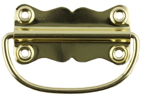 Polished Brass Chest Handle - 3-1/4"