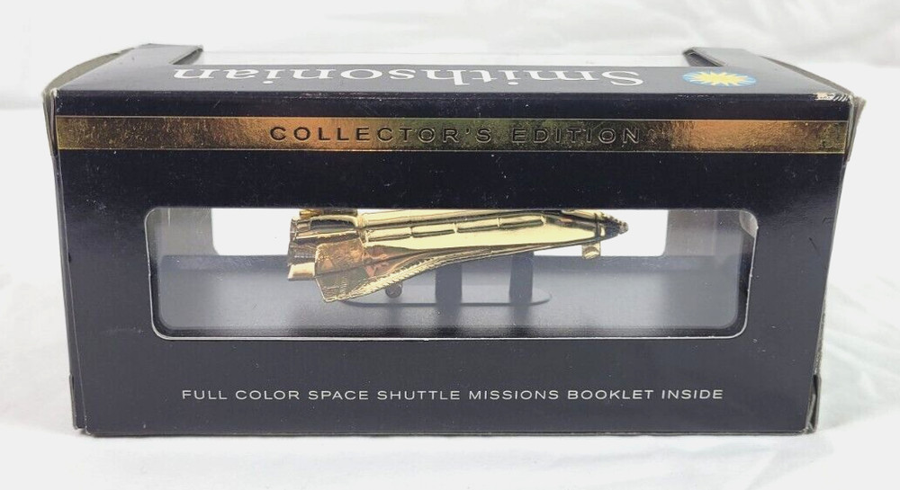 SMITHSONIAN COLLECTOR'S EDITION SPACE SHUTTLE ORBITER 24 K GOLD PLATED