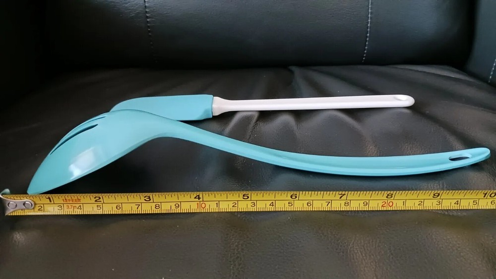 Slotted Spoon and Spatula/Scraper, Blue