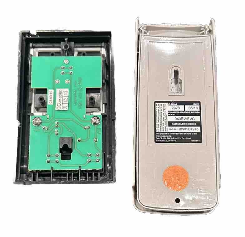940EV/EVC Chamberlain Group Keyless Entry Keypad With A Free Wall Button