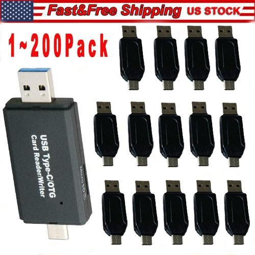 Card Reader USB 3.0 Type C Micro TF OTG Smart Memory Adapter Laptop Computer Lot