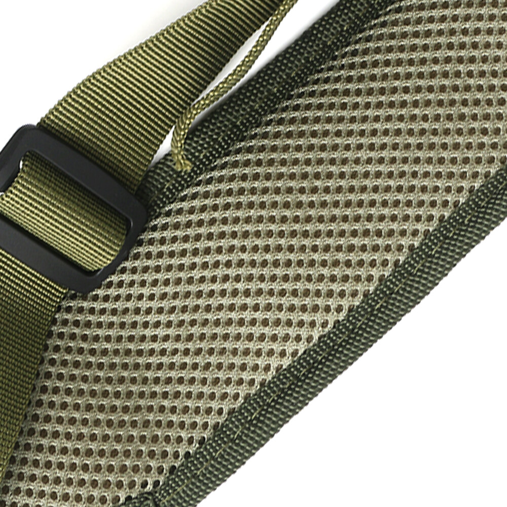 Green Two 2 Point Sling Strap + Sling Shoulder Pad +D Ring +MLOK QD Swivel Mount