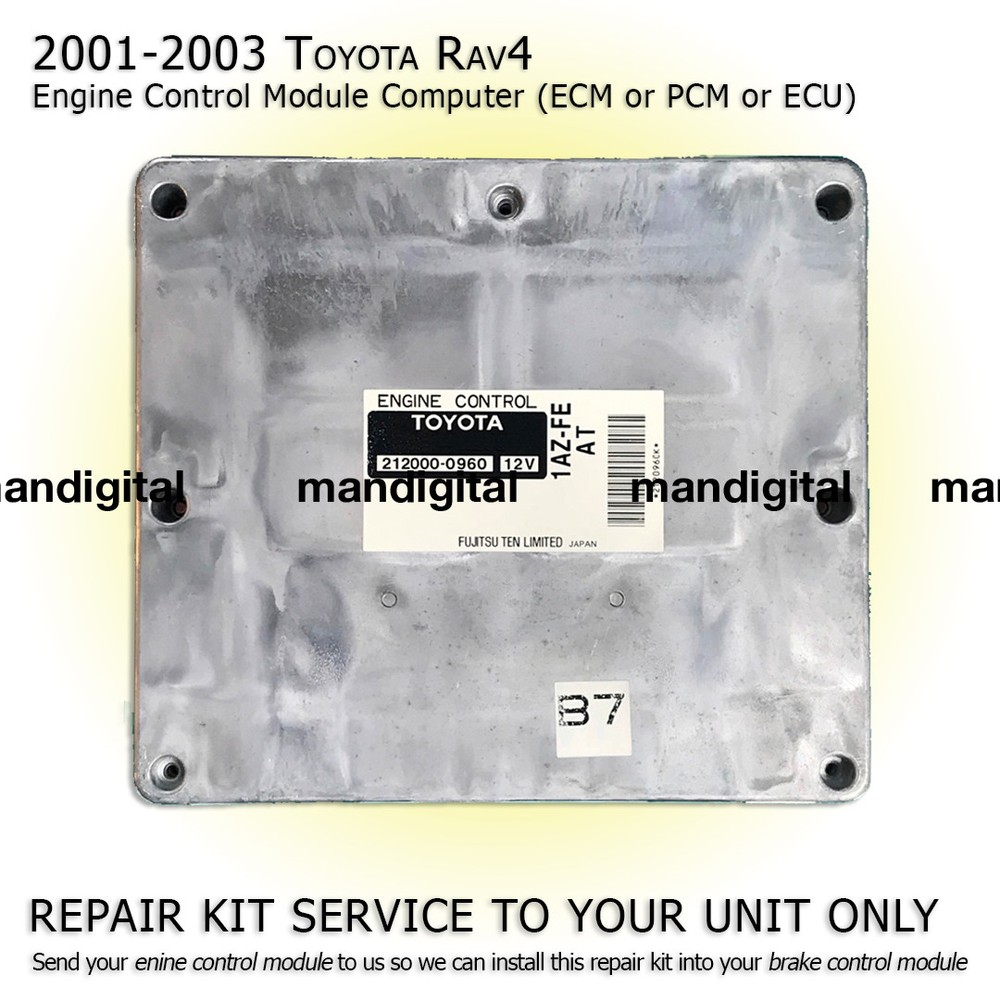 2001 2002 2003 TOYOTA RAV4 Engine Computer Module PCM ECM ECU Repair Service