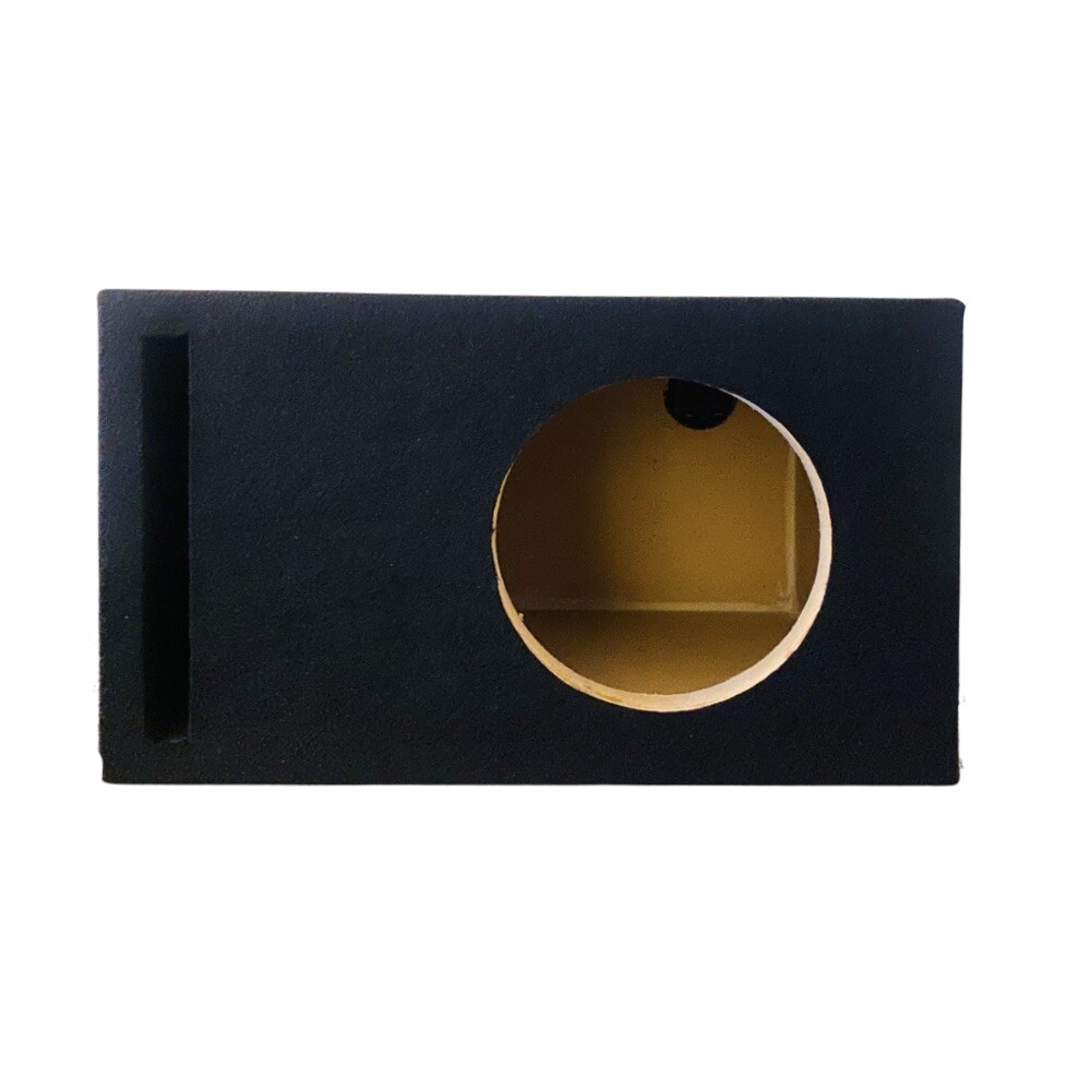 Custom 6.5” Ported Sub Box Enclosure | 0.40 Cu Ft |  Compact Box MDF-Black