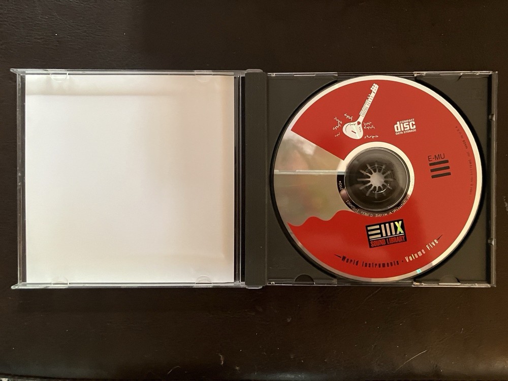 E-MU Systems Volume 5 World Instruments Sound Library Sample Library CD-ROM